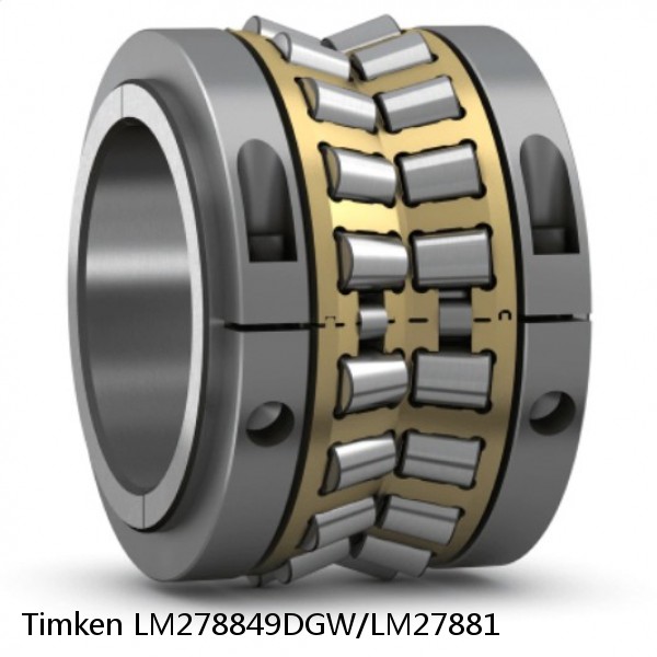 LM278849DGW/LM27881 Timken Tapered Roller Bearing Assembly