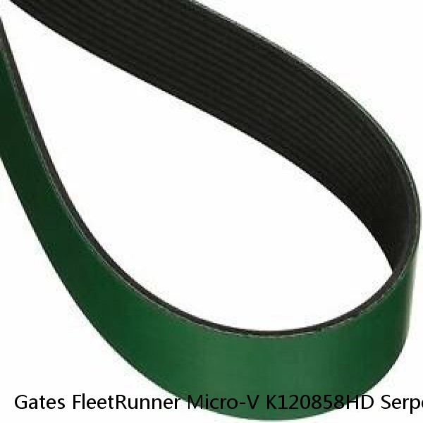 Gates FleetRunner Micro-V K120858HD Serpentine Belt for 12K858 12K858HDV at